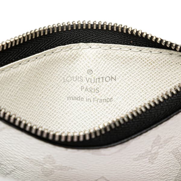 Pre-owned Louis Vuitton Monogram Taigarama Gaston Wearable Wallet White