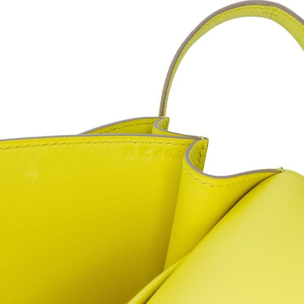 Pre-owned Hermès Epsom Constance Elan 25 Yellow