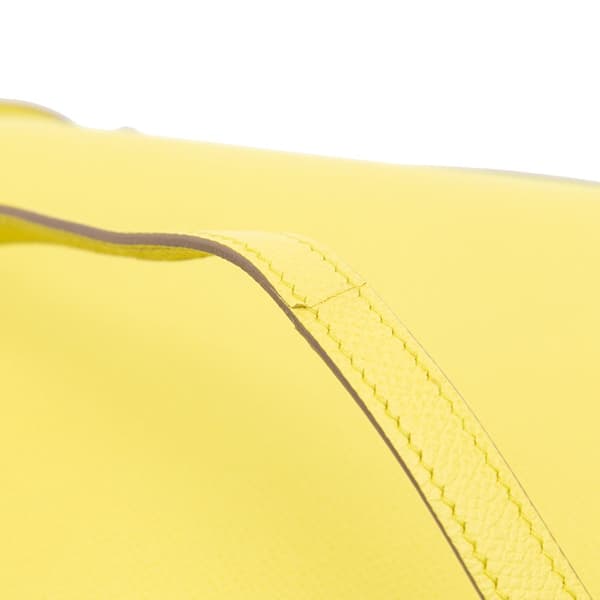 Pre-owned Hermès Epsom Constance Elan 25 Yellow