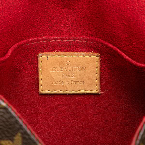 Pre-owned Louis Vuitton Monogram Sac Tambourine Brown
