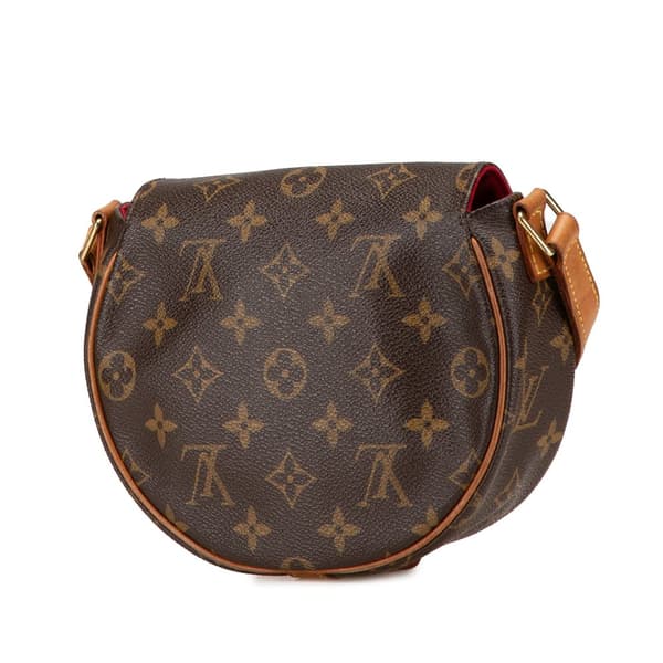 Pre-owned Louis Vuitton Monogram Sac Tambourine Brown