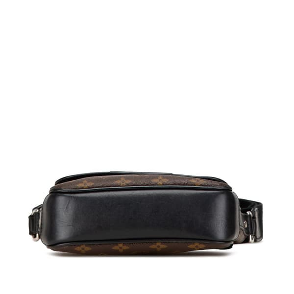 Pre-owned Louis Vuitton Monogram Macassar Bass PM Brown