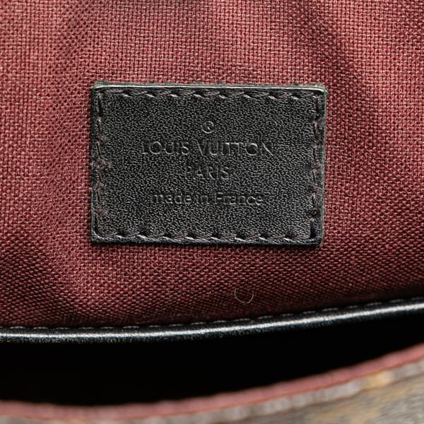 Pre-owned Louis Vuitton Monogram Macassar Bass PM Brown