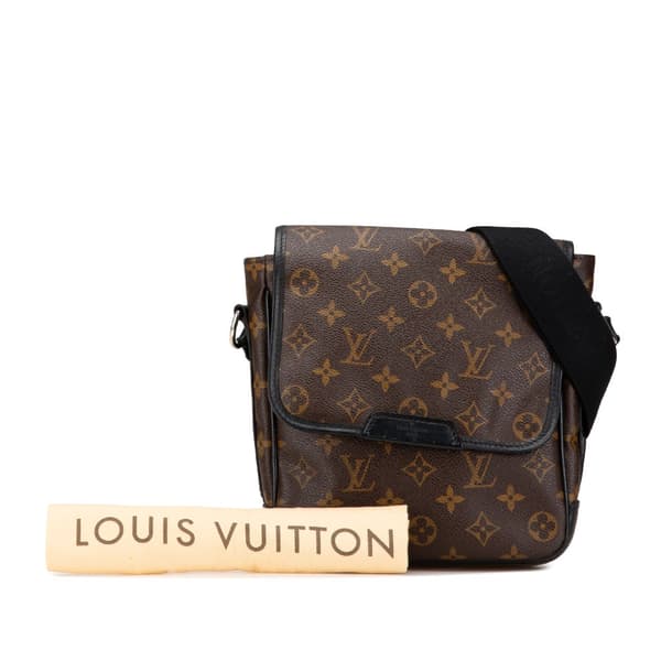 Pre-owned Louis Vuitton Monogram Macassar Bass PM Brown