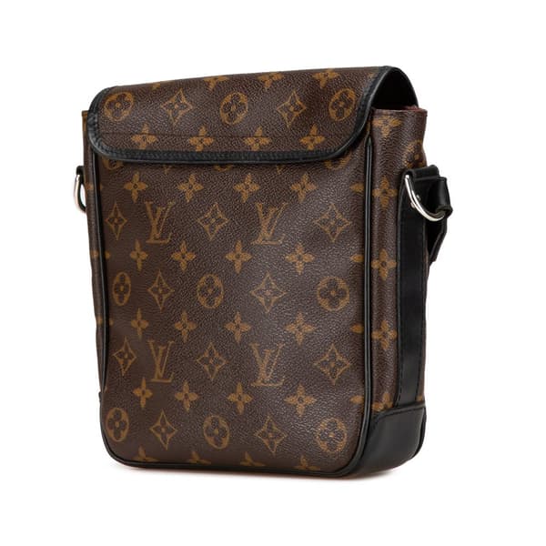 Pre-owned Louis Vuitton Monogram Macassar Bass PM Brown