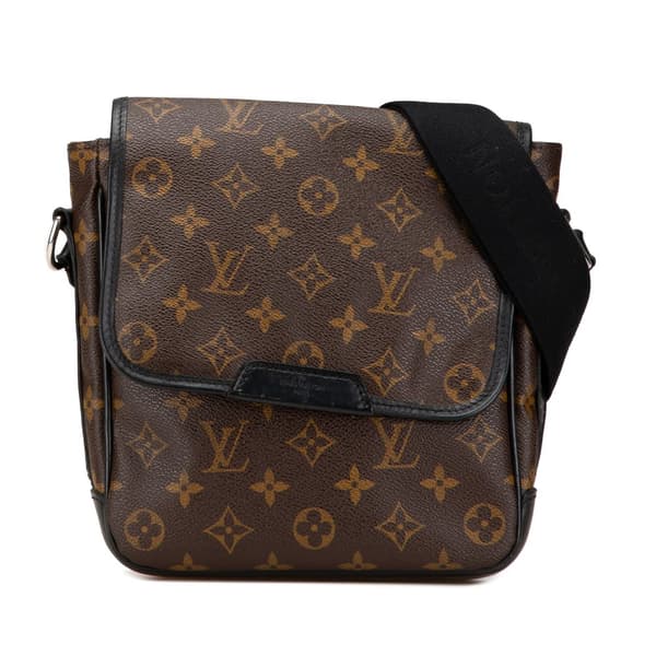 Pre-owned Louis Vuitton Monogram Macassar Bass PM Brown