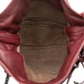 Miniatyrbild 4 av 8: Pre-owned Bottega Veneta Nappa Intrecciato Drawstring Crossbody Red