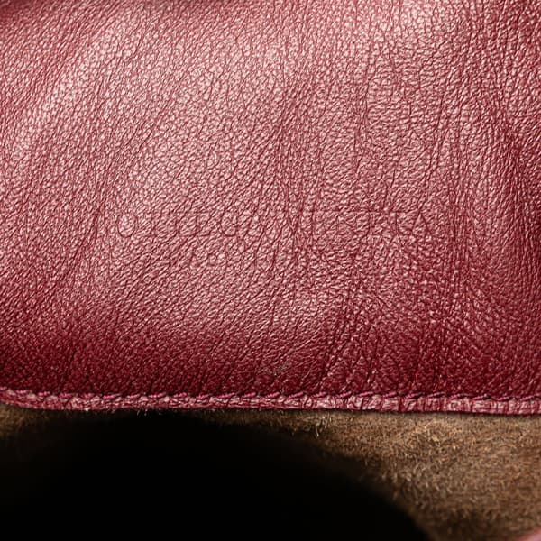 Pre-owned Bottega Veneta Nappa Intrecciato Drawstring Crossbody Red