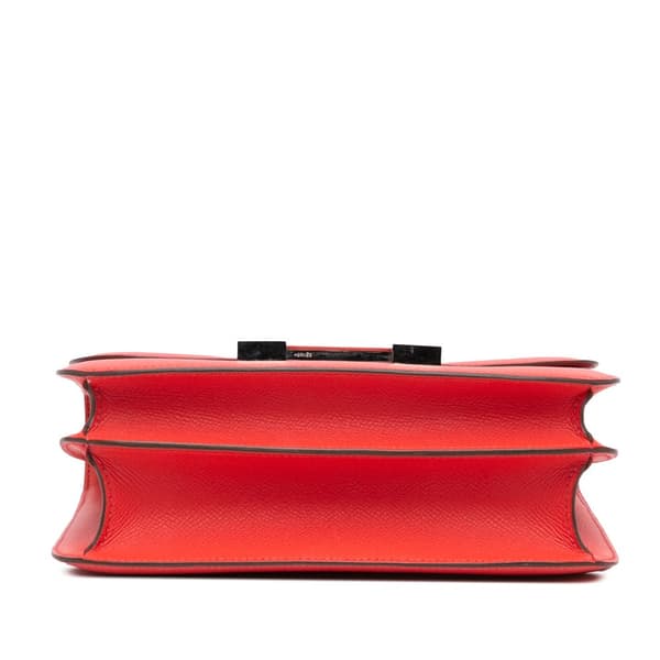 Pre-owned Hermès Epsom Constance 24 Orange