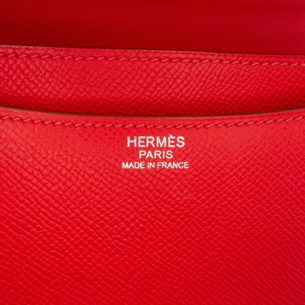 Pre-owned Hermès Epsom Constance 24 Orange