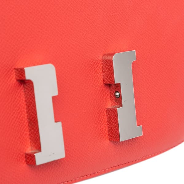 Pre-owned Hermès Epsom Constance 24 Orange