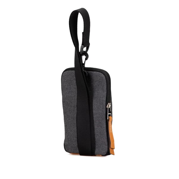 Pre-owned LOEWE Canvas Eye Loewe Nature Neck Pouch Gray