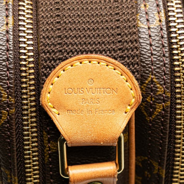Pre-owned Louis Vuitton Monogram Reporter PM Brown