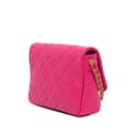 Miniatyrbilde 2 av 10: Pre-owned Chanel Small Quilted Caviar Chain Melody Flap Pink