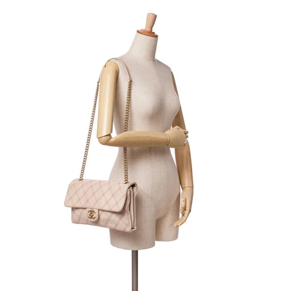 Pre-owned Chanel Jumbo Quilted Calfskin Triple Stitched Flap Brown