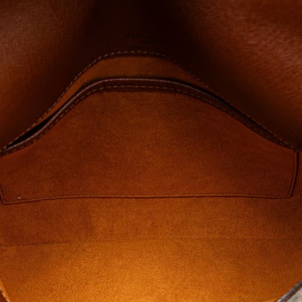 Pre-owned Louis Vuitton Monogram Musette Tango Long Strap Brown
