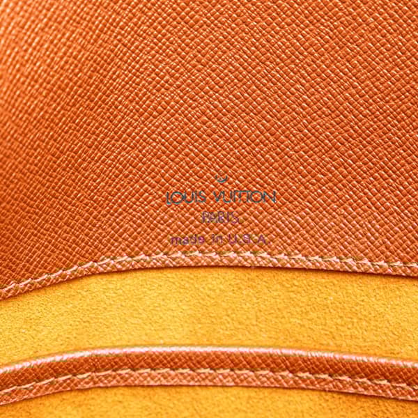Pre-owned Louis Vuitton Monogram Musette Tango Long Strap Brown