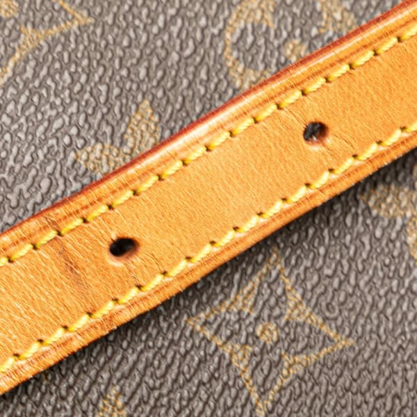 Pre-owned Louis Vuitton Monogram Musette Tango Long Strap Brown