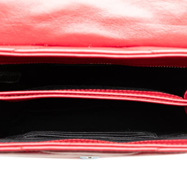 Pre-owned Saint Laurent Toy Calfskin Loulou Crossbody Red