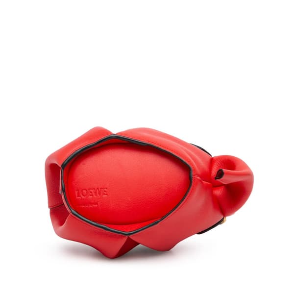 Pre-owned LOEWE Mini Leather Elephant Crossbody Red