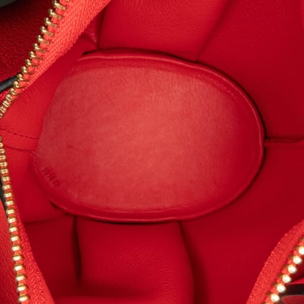Pre-owned LOEWE Mini Leather Elephant Crossbody Red