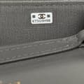 Miniatyrbild 7 av 10: Pre-owned Chanel Lambskin 19 Flap Coin Purse With Chain Gray