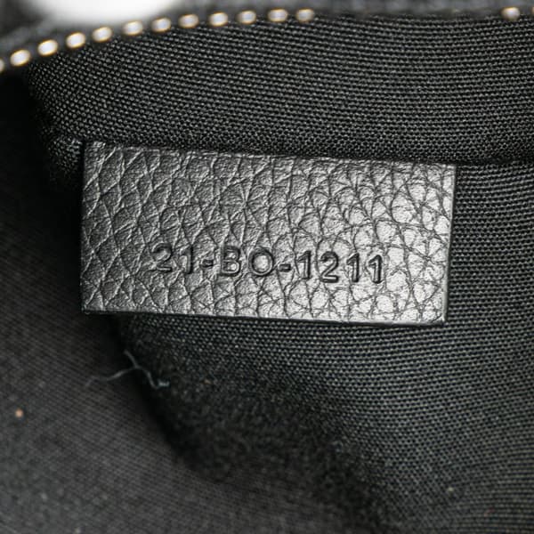 Pre-owned Dior Cactus Jack Leather Lingot 22 Black