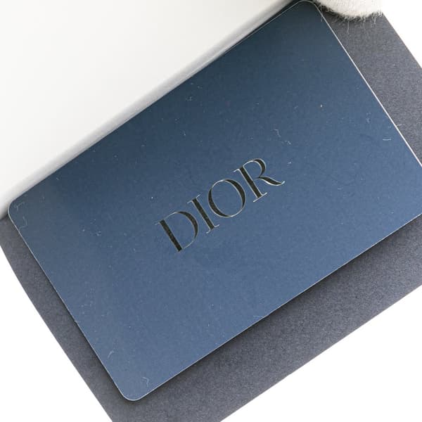 Pre-owned Dior Cactus Jack Leather Lingot 22 Black