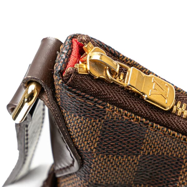 Pre-owned Louis Vuitton Damier Ebene Bloomsbury PM Brown