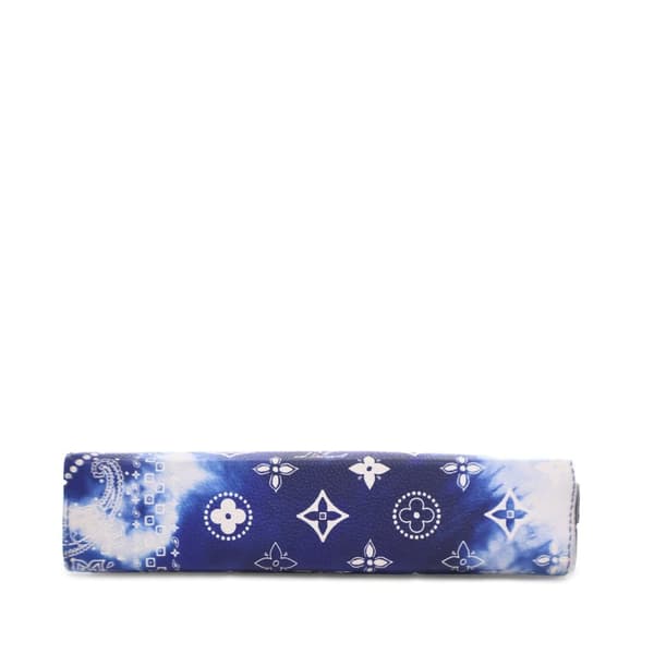 Pre-owned Louis Vuitton Monogram Bandana Gaston Wearable Wallet Blue