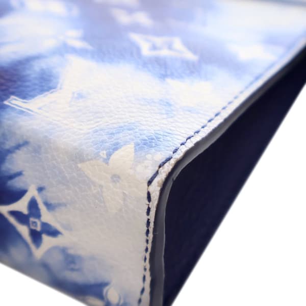 Pre-owned Louis Vuitton Monogram Bandana Gaston Wearable Wallet Blue