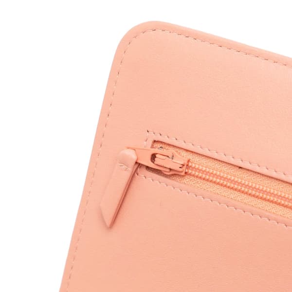 Pre-owned Chanel Quilted Caviar Boy Wallet on Chain Pink