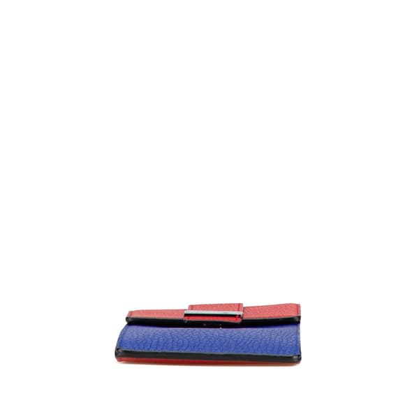 Pre-owned Fendi Bicolor Leather Phone Holder Crossbody Red