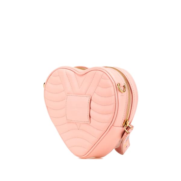 Pre-owned Louis Vuitton New Wave Heart Crossbody Pink