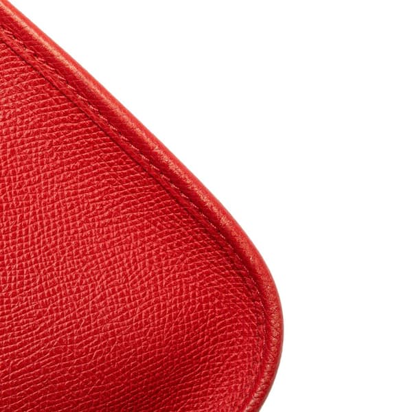 Pre-owned Hermès Clemence Evelyne TPM Red