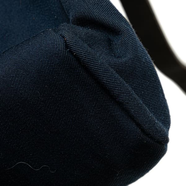 Pre-owned Hermès Toile Herbag TPM Blue