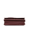 Miniatyrbild 3 av 10: Pre-owned Chanel Quilted Caviar Square Wallet on Chain Red