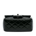 Miniatyrbild 3 av 9: Pre-owned Chanel Mini Square Classic Patent Single Flap Black
