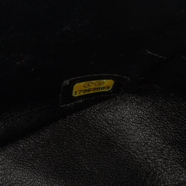 Pre-owned Chanel Mini Square Classic Patent Single Flap Black