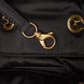 Pikkukuva 7 / 10: Pre-owned Chanel Quilted Nylon Crystal CC Drawstring Sling Bag Black