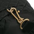 Pikkukuva 9 / 10: Pre-owned Chanel Quilted Nylon Crystal CC Drawstring Sling Bag Black