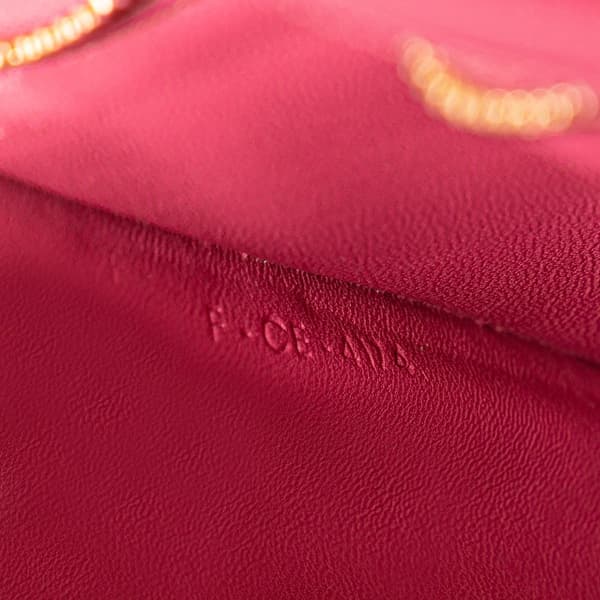 Pre-owned Celine Medium Calfskin Classic Box Pink