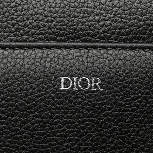 Pre-owned Dior Cactus Jack Mini Leather Saddle Crossbody Black