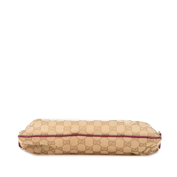 Pre-owned Gucci GG Canvas Web Crossbody Brown
