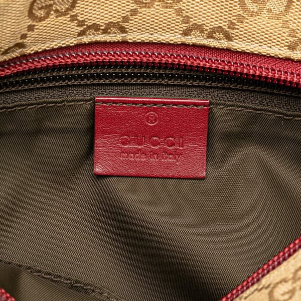 Pre-owned Gucci GG Canvas Web Crossbody Brown