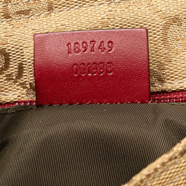 Pre-owned Gucci GG Canvas Web Crossbody Brown