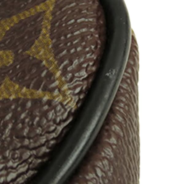 Pre-owned Louis Vuitton Monogram Macassar Porte Documents Voyage Brown