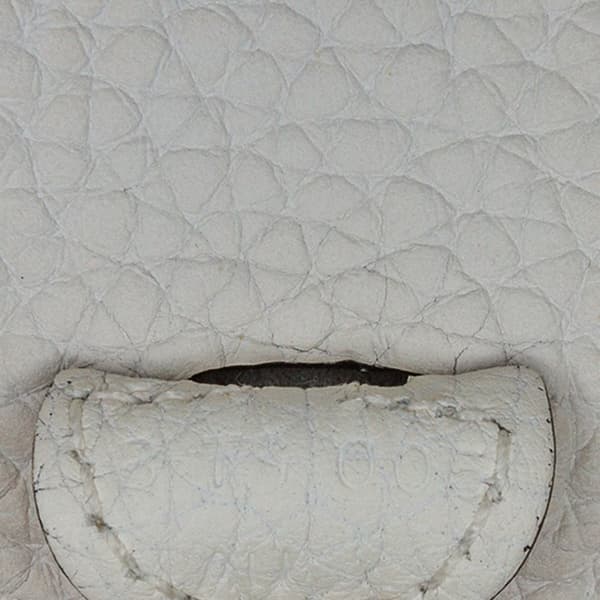 Pre-owned Hermès Clemence Evelyne TPM White