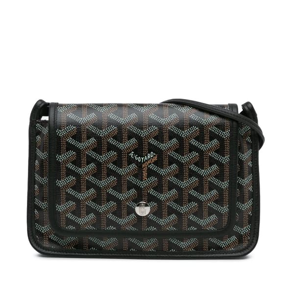 Pre-owned Goyard Goyardine Plumet Pocket Wallet Black