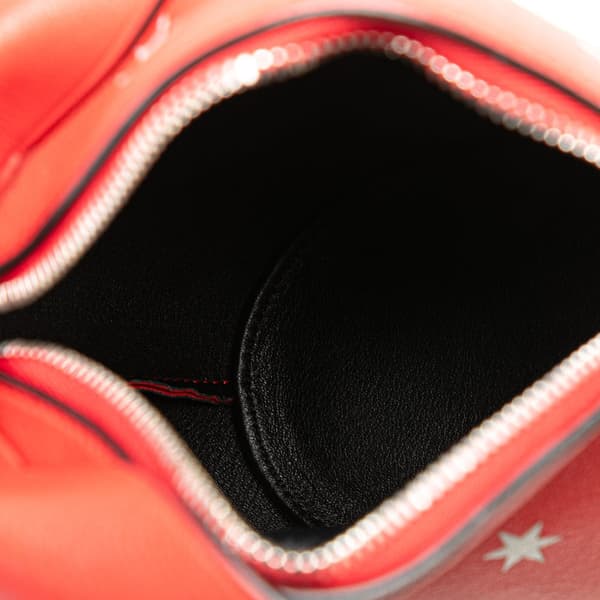 Pre-owned LOEWE Mini Calfskin Bunny Star Crossbody Red